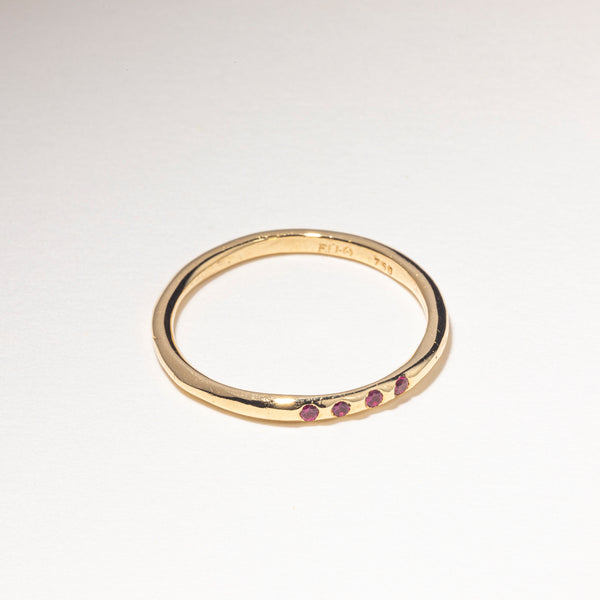 The Althaia Ring With Four coloured Sapphires