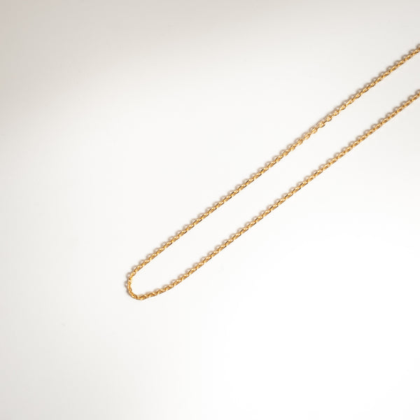 Diamond Cut Oval Belcher Chain