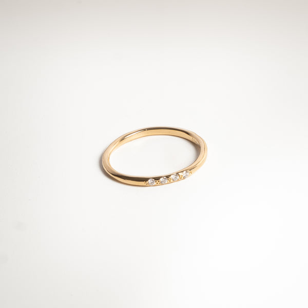 The Althaia Ring With Four Diamonds