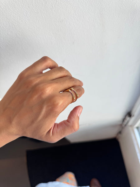 The Thetis Ring With Sapphires